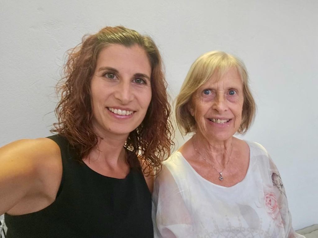 Kyrianna and Trudi Kavalari smiling together